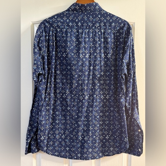 EUC Bonobos 👔 Slim Fit Navy Dot Button-Down Shirt (L) ⭐ 100% Cotton - Picture 2 of 9